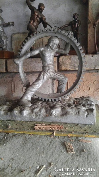 Rare soci machine factory ganz industrial loft memorial sculpture collection industrial