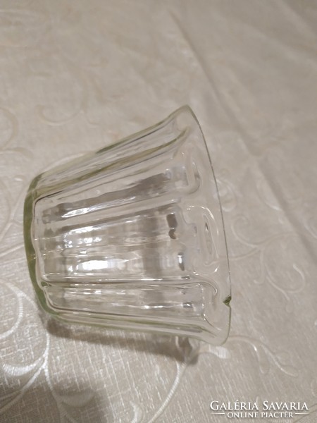 Retro üveg puding forma, kis kuglóf, tálka eladó!