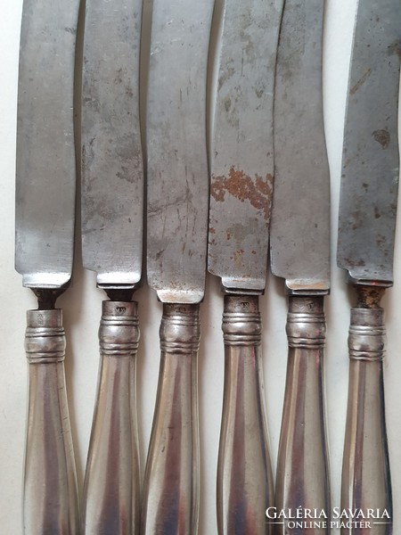 Silver 6 knives