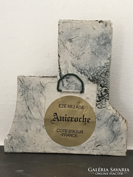 Francia kerámia miniatúra Dominique Gaulttól, Eze Village