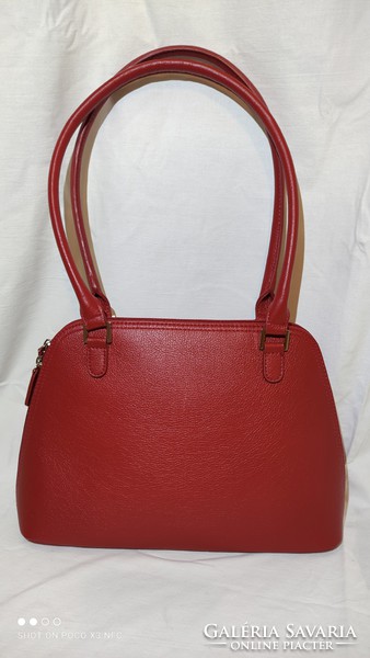 PICARD női táska piros bőr új