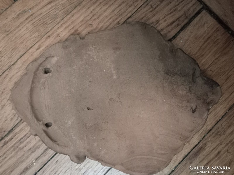 Antique Hajdúszoboszló ceramic plaque