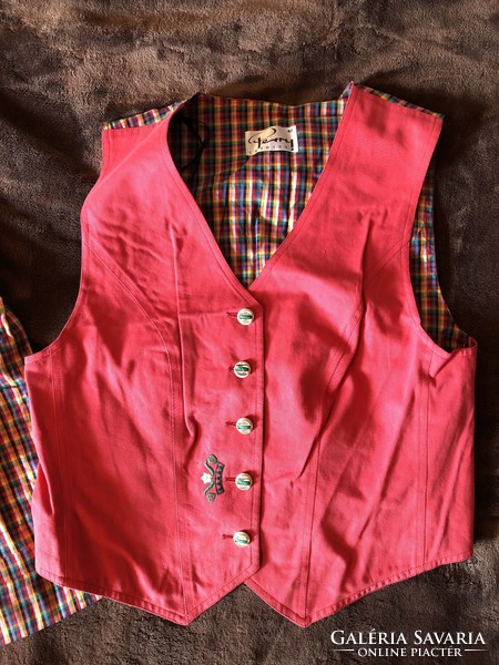 Original folk costume skirt + vest - perry country