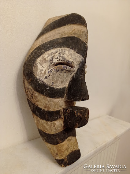 Afrika afrikai antik maszk patinás Songye Congo Kongó africká maska 118 dob 31