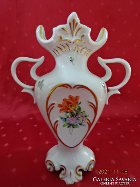 Herend porcelain vase, standing on four legs, height 26 cm. He has!