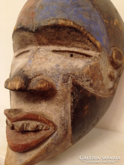 Bakongo Afrika maszk afrikai Kongó africká maska 346 dob 31