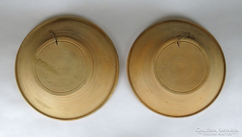 1G589 Kerámia tányér fali tányér 2 darab