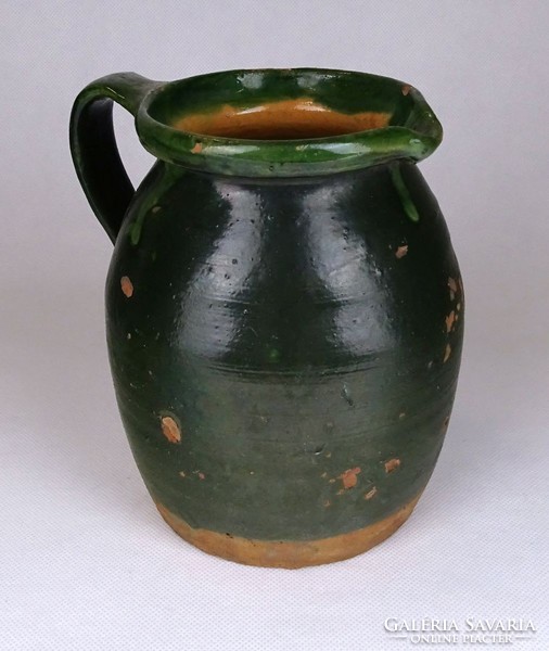 1G536 antique green glazed earthenware