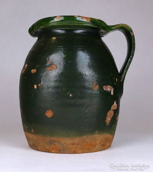 1G536 antique green glazed earthenware
