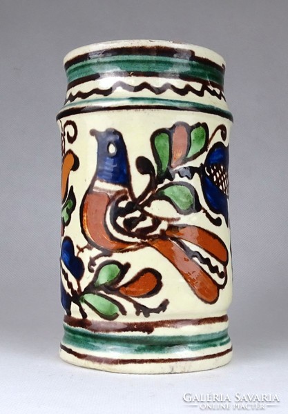 1G582 marked corundum ceramic bird jar