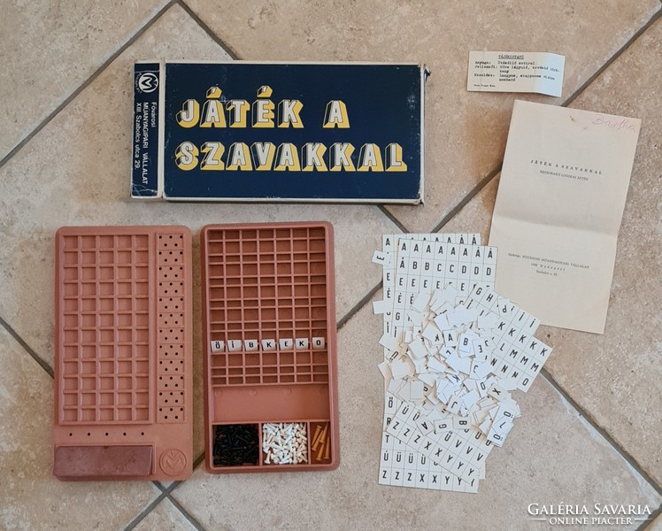 Game with words new retro board game rarely found