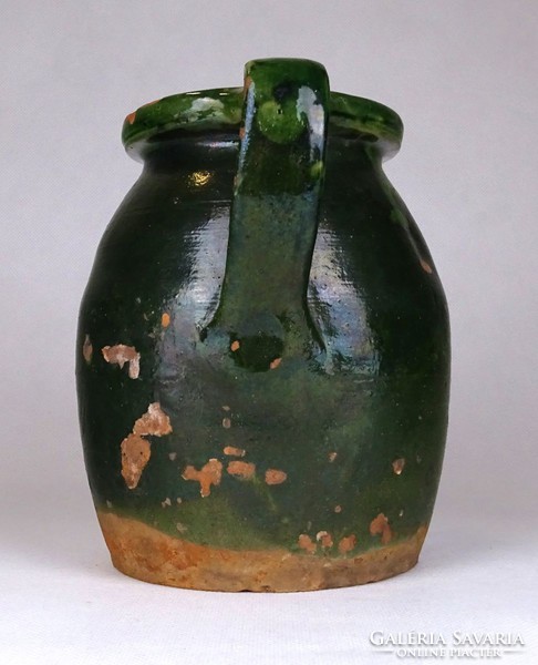 1G536 antique green glazed earthenware