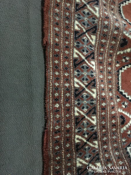 Antique very fine thin, detailed wear-free rug!