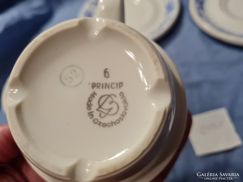 E035 princip Czechoslovak coffee cups 3 pcs