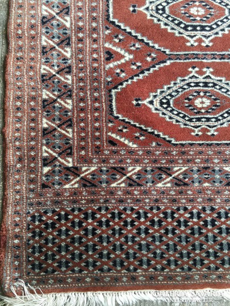 Antique very fine thin, detailed wear-free rug!