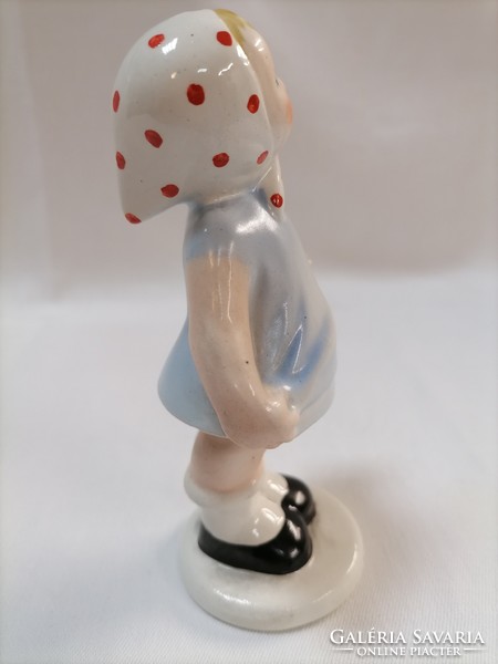 Granite? Porcelain little girl figurine