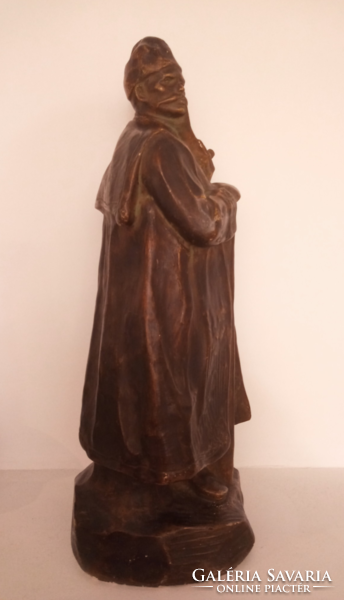 Jelzett Verő László (1872-1915): szobor 52 cm-es, 7,7 kg, ritka gyűjtői darab