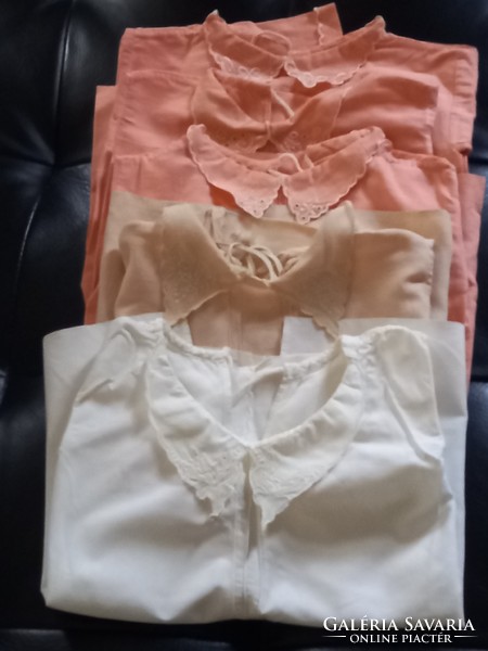 5 Antique pre-war baby clothes with embroidery and 