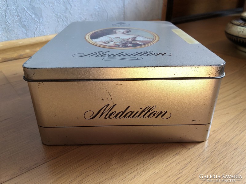 Rare suchard confiseur - medallion metal gift box