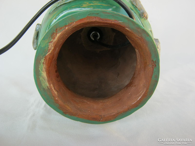 Retro ... Applied ceramic fish lamp