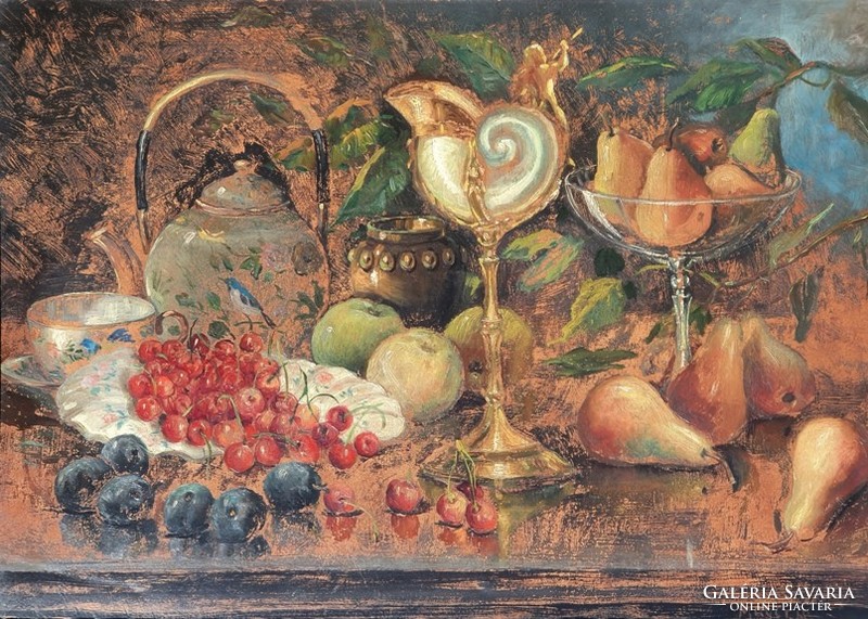 Alajos Mayer (1878 - 1953): table still life