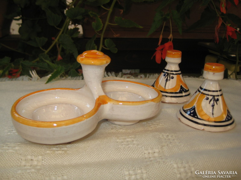 Ceramic salt shaker with lid