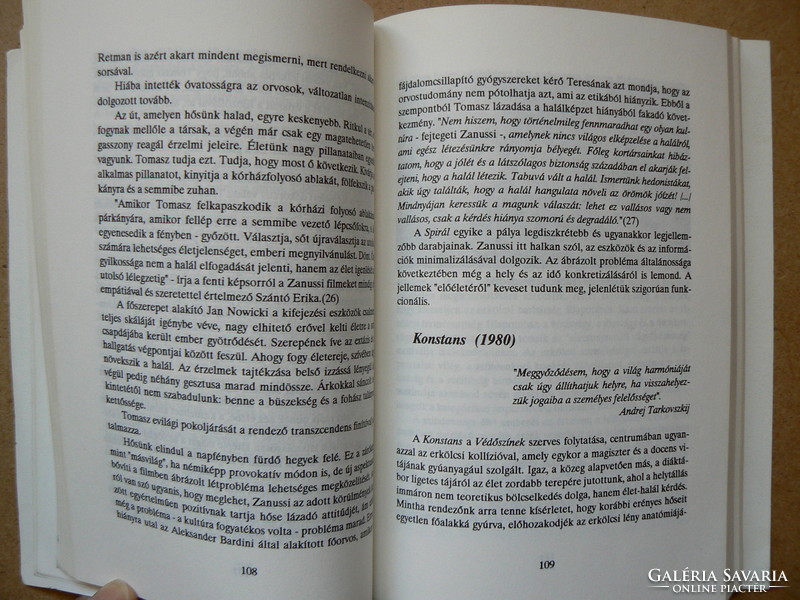 Illuminations (about krzysztof zanussi's films), red géza 1991, dedicated! Book in good condition