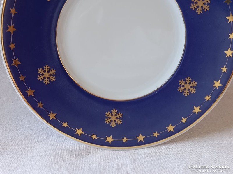 Nice Christmas 3-piece breakfast set, Bavarian porcelain, Germany