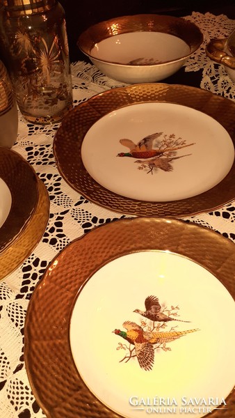 Dreamy festive pheasant tableware