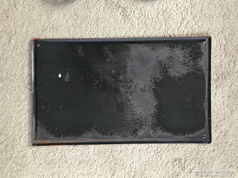 "C" tűzveszélyes üzem (50 cm x 30 cm) - zománctábla (zománc tábla)
