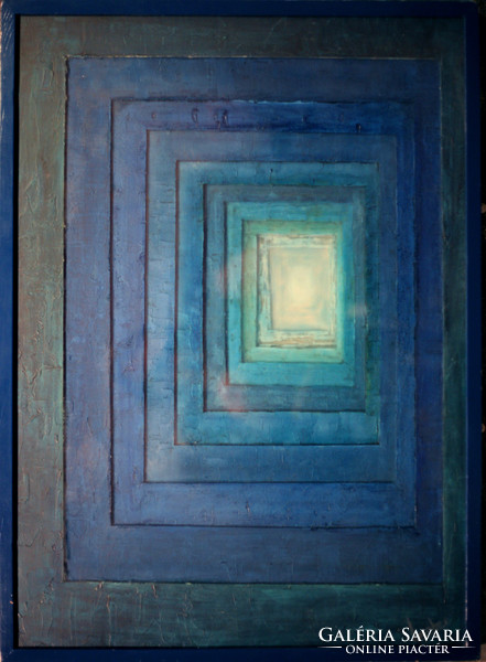 György Lantos: windows 2002 (70 * 50 cm)
