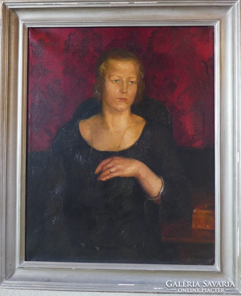 Deli Antal (1886 - 1960) : Női portré