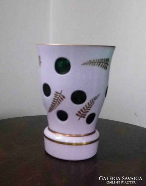 Czech vase in Bieder style.