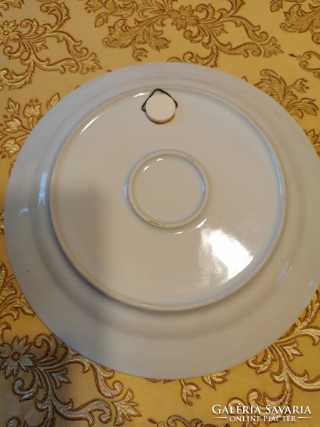 Kalocsai mintás porcelán fali tányér 26 cm