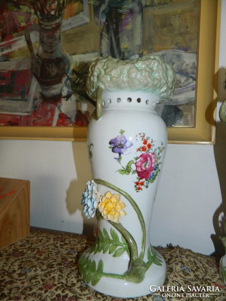 Huge china porcelain vase is a couple