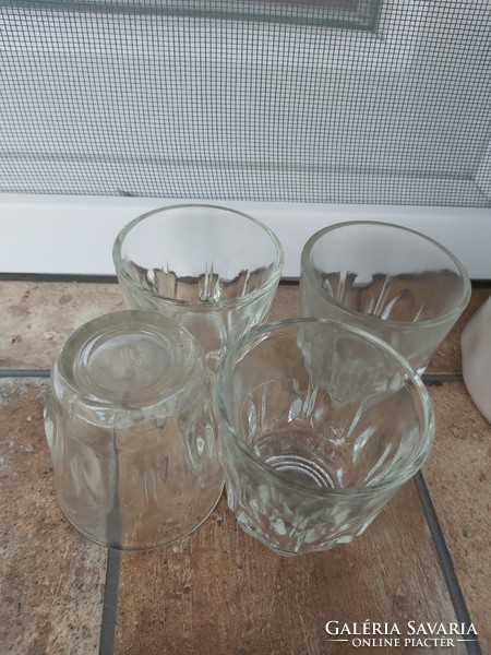 4 db-os  pálinkás feles pohárkészlet poharak pohár