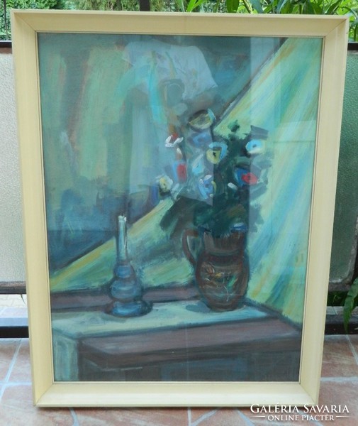 Makra János - Csendélet  -  képcsarnokos festmény