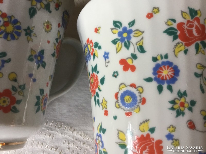 Antik Korosten porcelán teás, kakaós bögre (47)