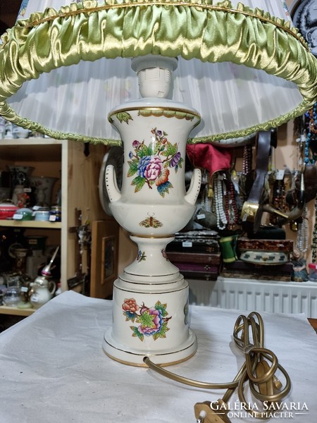 Herend Victorian patterned lamp