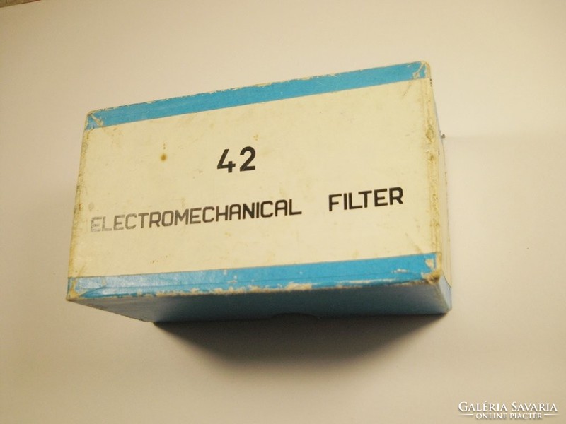 Retro paper box - 42 electromechanical filter - military military 1979