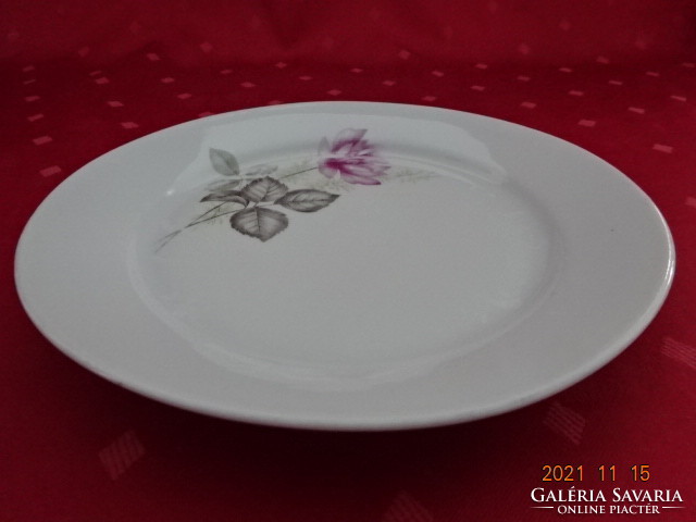 Lowland porcelain small plate, rose pattern, diameter 19 cm. He has!