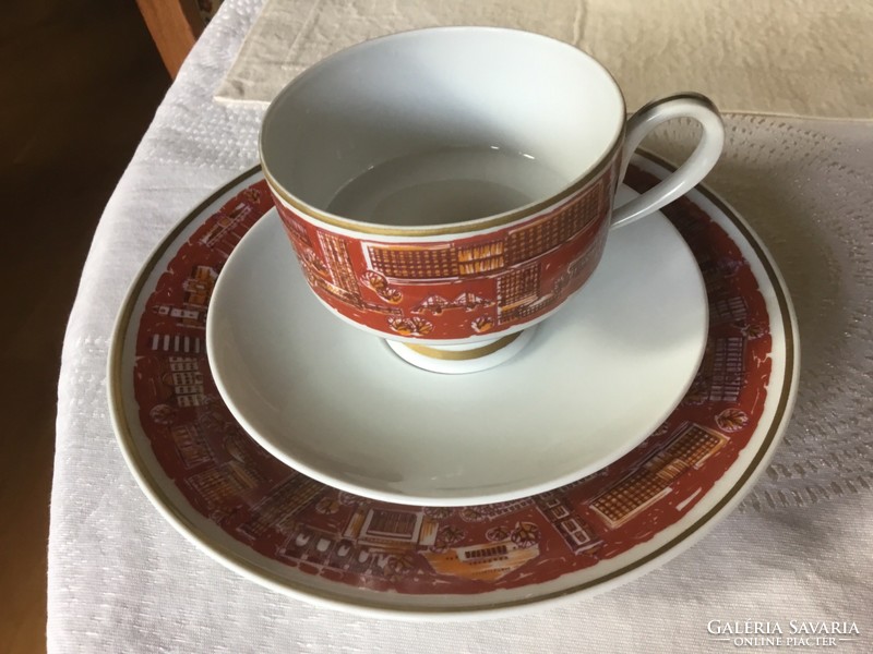 Wallendorf teás csésze, sütis tányér  (44)