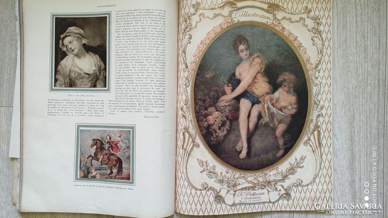 L'illustration noel 1925 antique French newspaper art magazine is a tangible piece of history