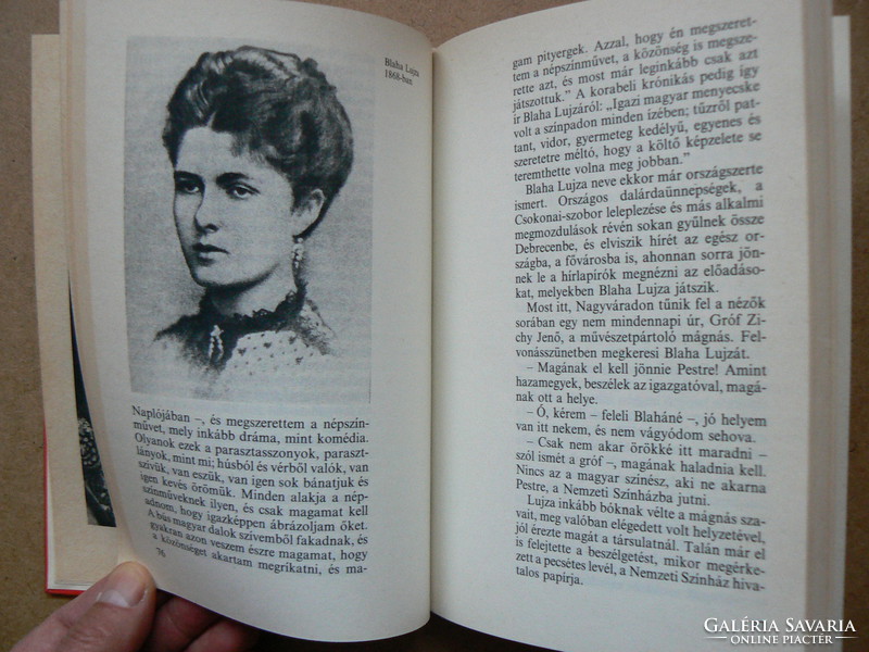 ÍGY ÉLT BLAHA LUJZA, KARCSAI KULCSÁR ISTVÁN 1988, KÖNYV KIVÁLÓ ÁLLAPOTBAN