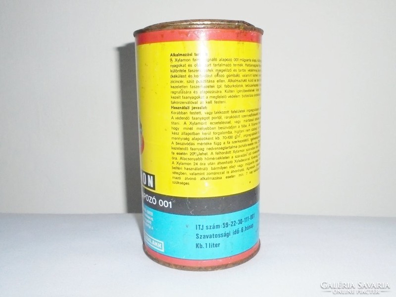 Retro festékes doboz - Xylamon Impregnáló Alapozó - Budalakk gyártó - 1970-es évekből