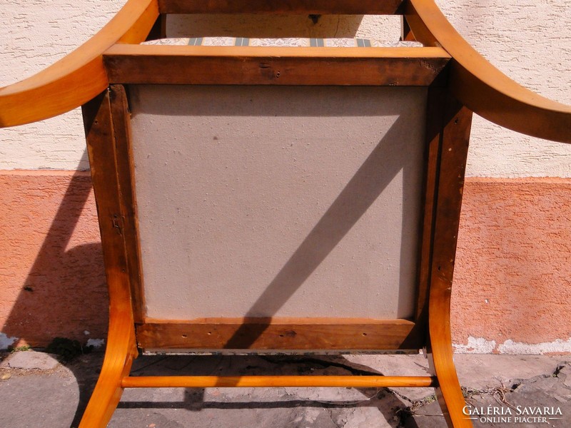 0A215 Antik karfás biedermeier fotel
