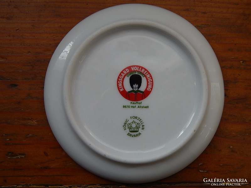 Small porcelain plate from Bavaria könig