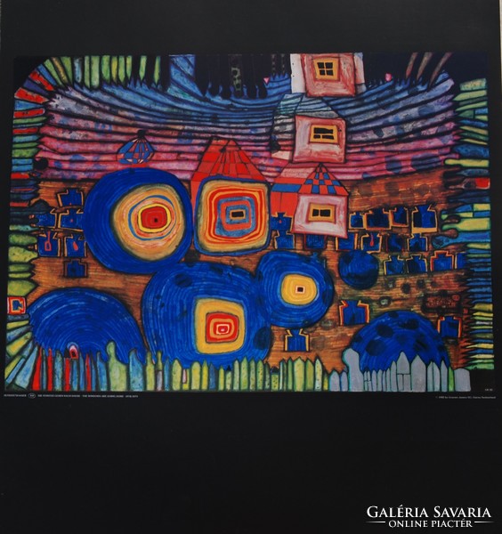 Hundertwasser: Az ablakok haza mennek 1978/1979