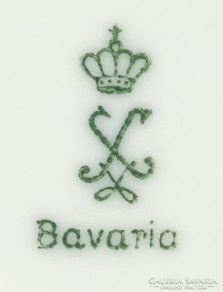 0Q960 Régi Bavaria porcelán teáskészlet