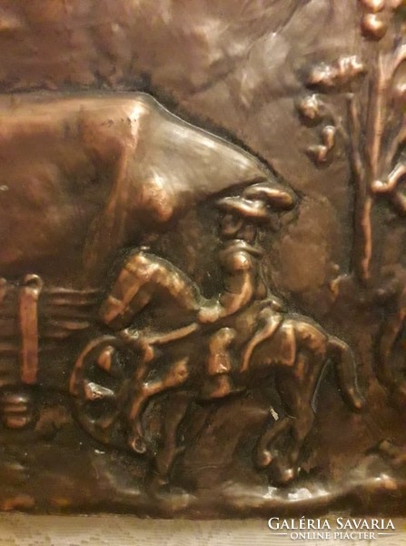 Nuremberg, copper relief / mural.